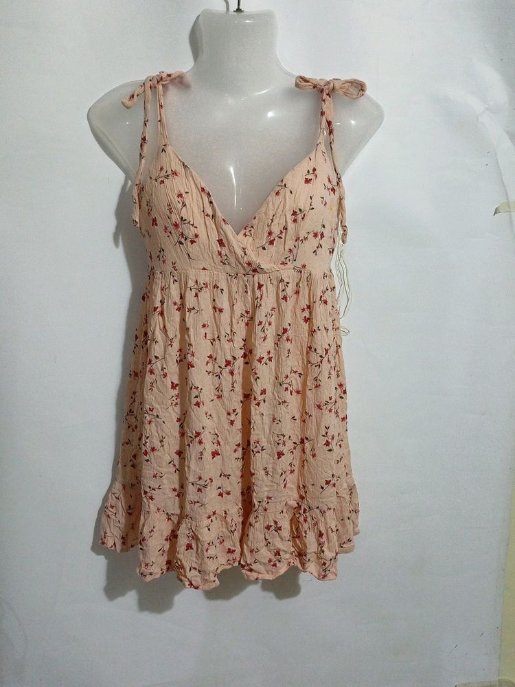 CUTE MINI FLOWER PRINTED DRESS