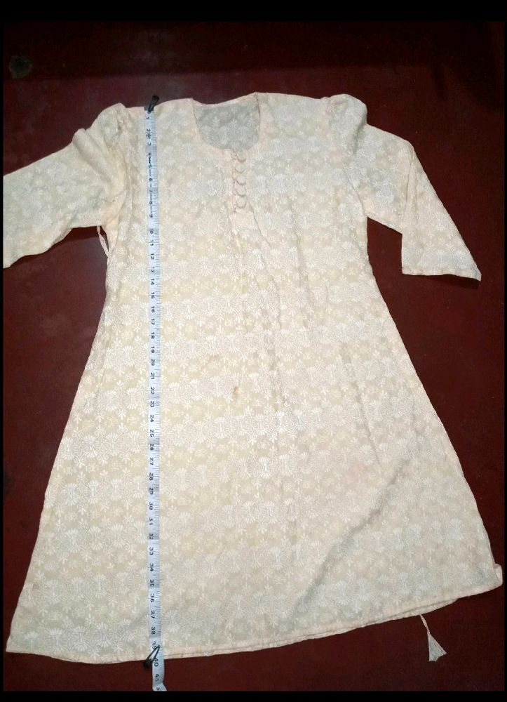 Cream Colour Kurta