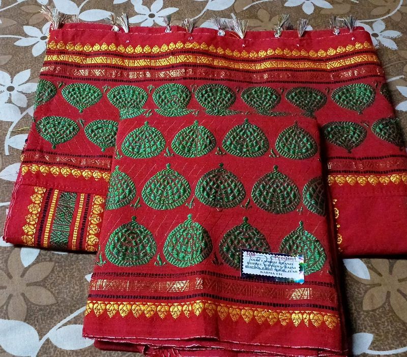 Beautiful Handloom Assamese Chadar Mekhela👍