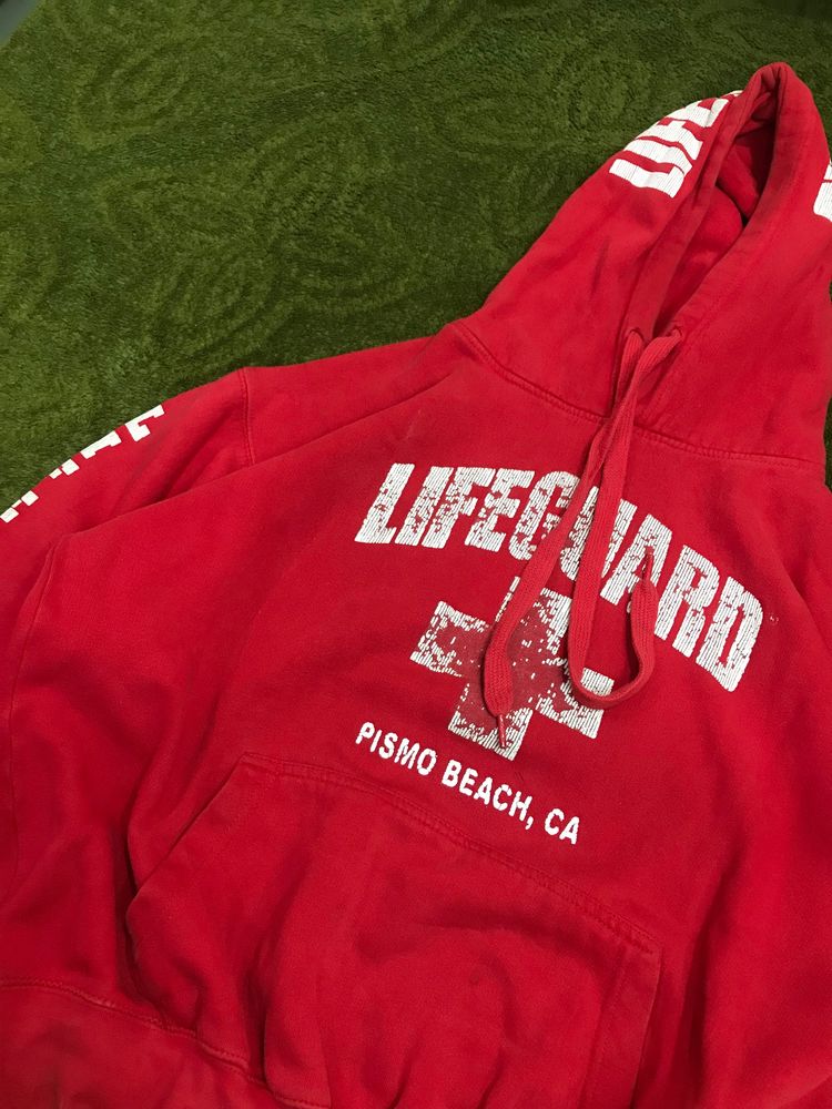 Vintage Red Hoodie