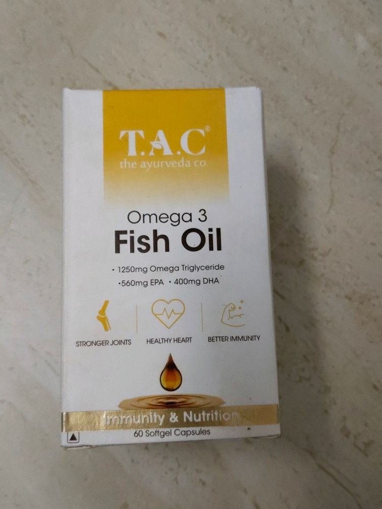 Tac Omega 3 Fish Oil Tablets + a Surprise Gift