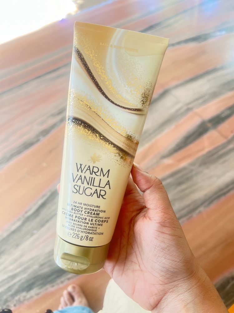 Warm vanilla BBW Body Cream