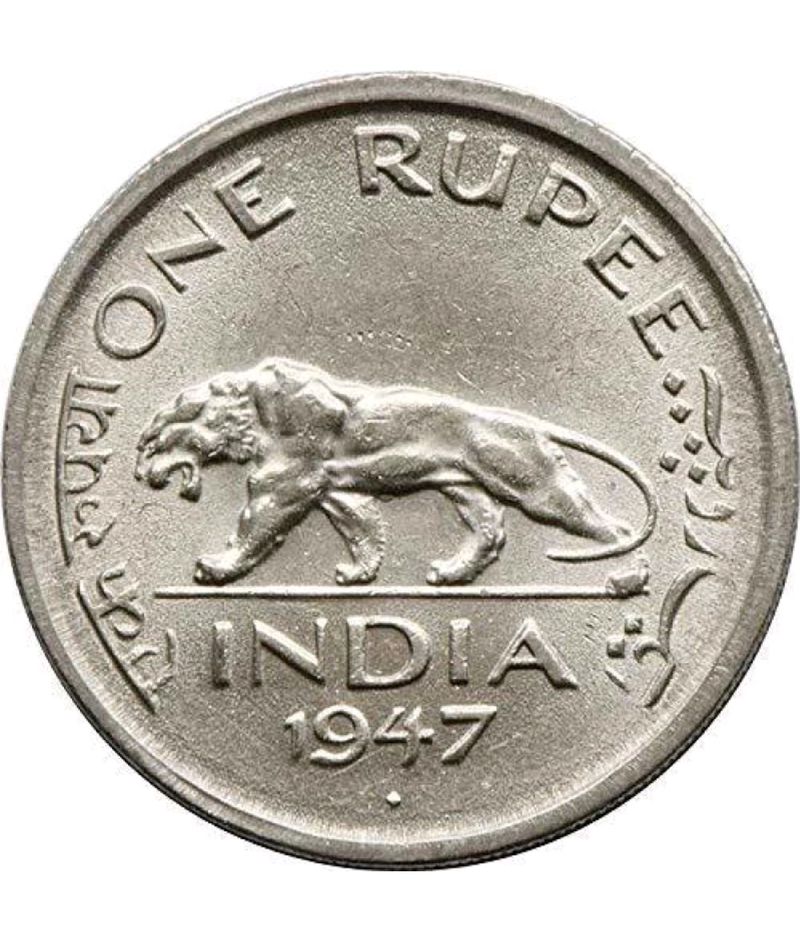 Last One Rupee Coin of British India