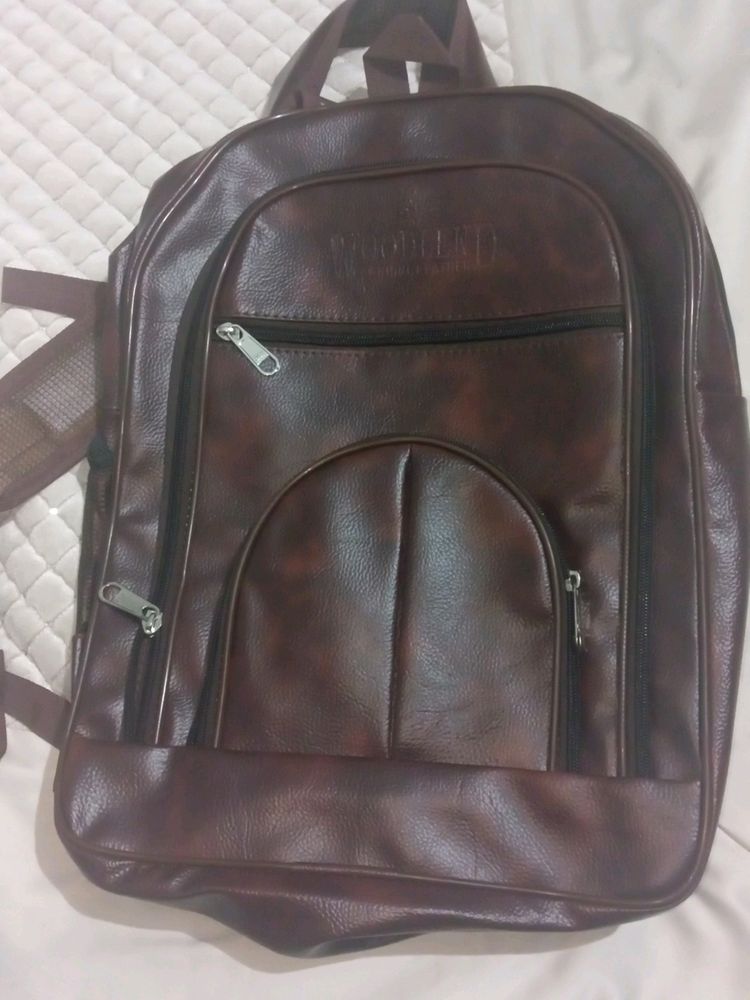 Leather Bag Woodland Backpack Fresh Piece
