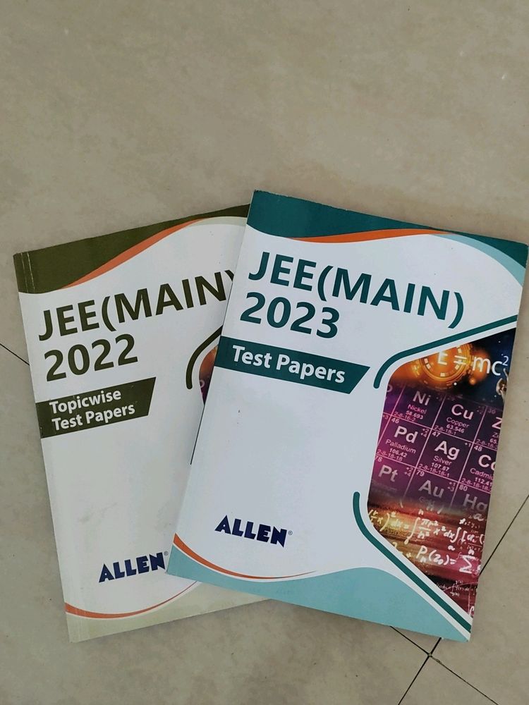 Jee Mains PYQs 2023 And 2022 Books (Allen)
