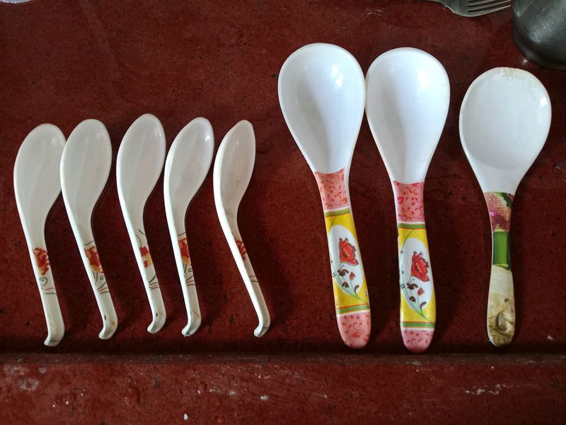 Plastic Spoon And Serving Spoo