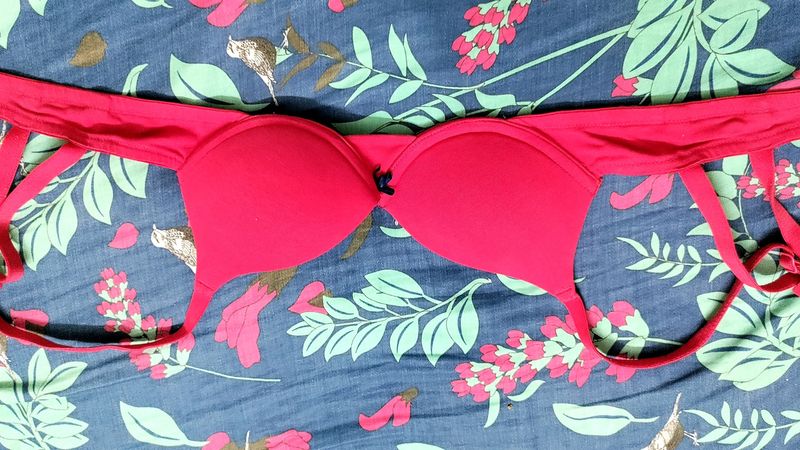 Zivame Red Push Up Padded Bra