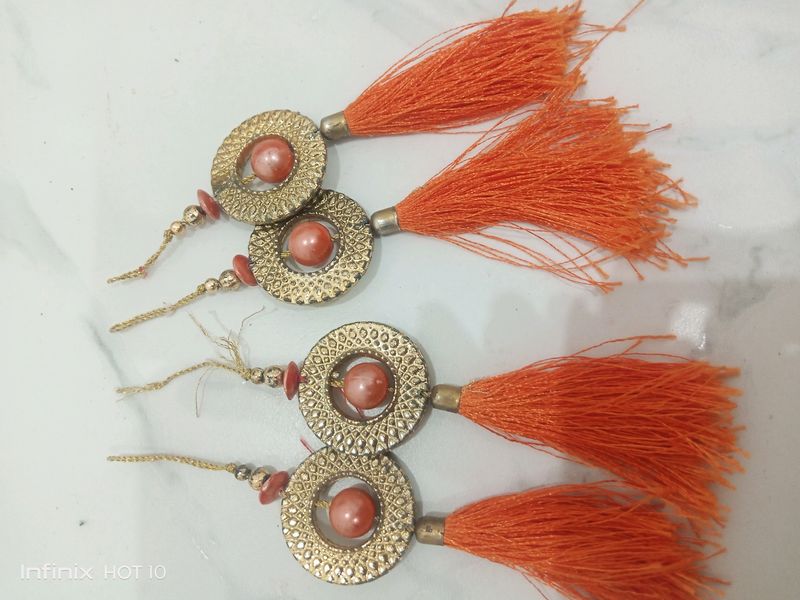 2 PairTassels Latkan For Saree Blouse Lahenga Suit