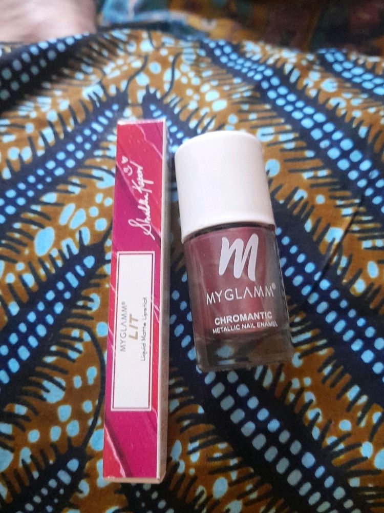 MYGLAMM lipstick $ Nail Polish