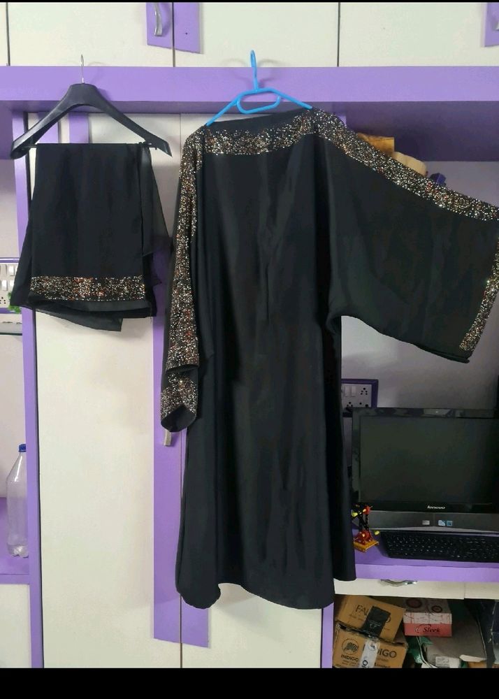 Beautiful Black ABAYA With Stones