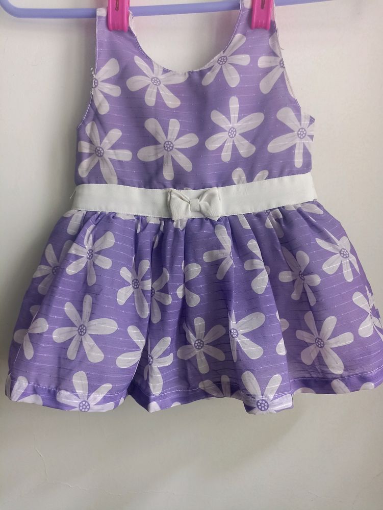 Lavender Baby Frock