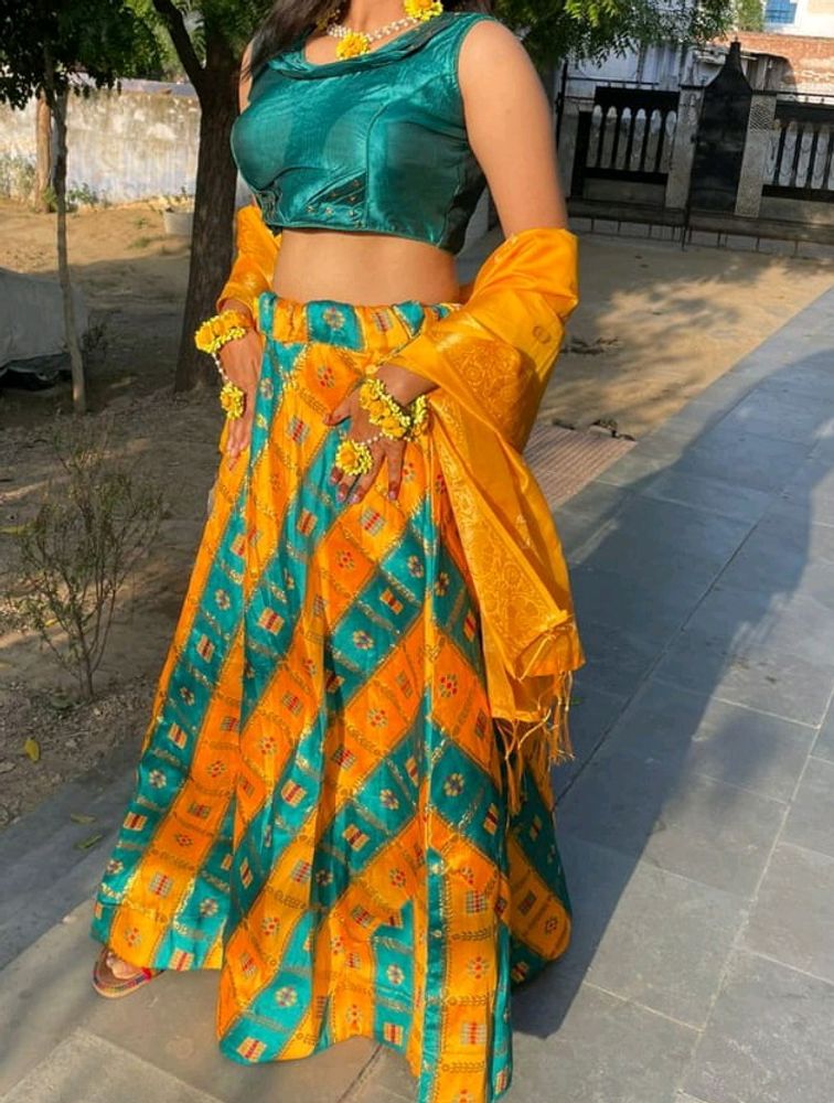 Yellow Lehnga Choli