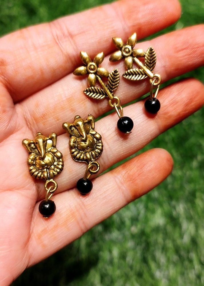 Brass Earings 2 Pair