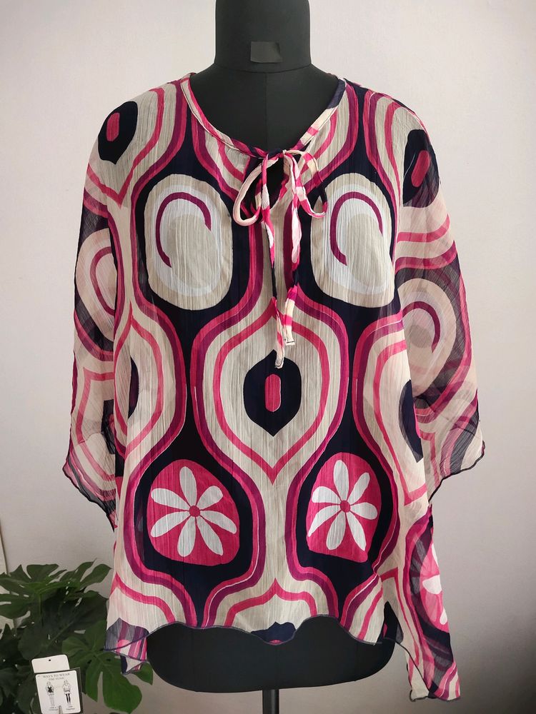 Tropical Kaftan Top