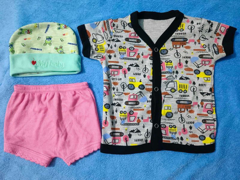 0 To 3 Month Baby Boy Cloth Set