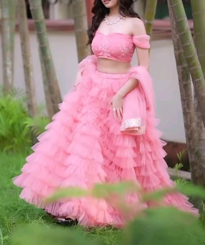 Designer Ruffle Lehnga