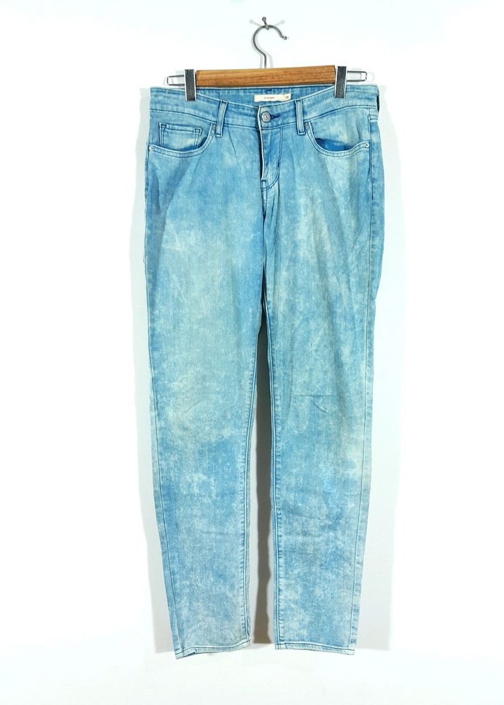 Light Blue Faded Skinny Jean's (Women's)