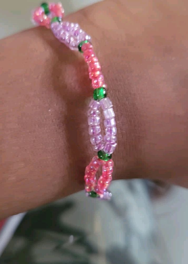 Handmade Seed Beads Bracelet