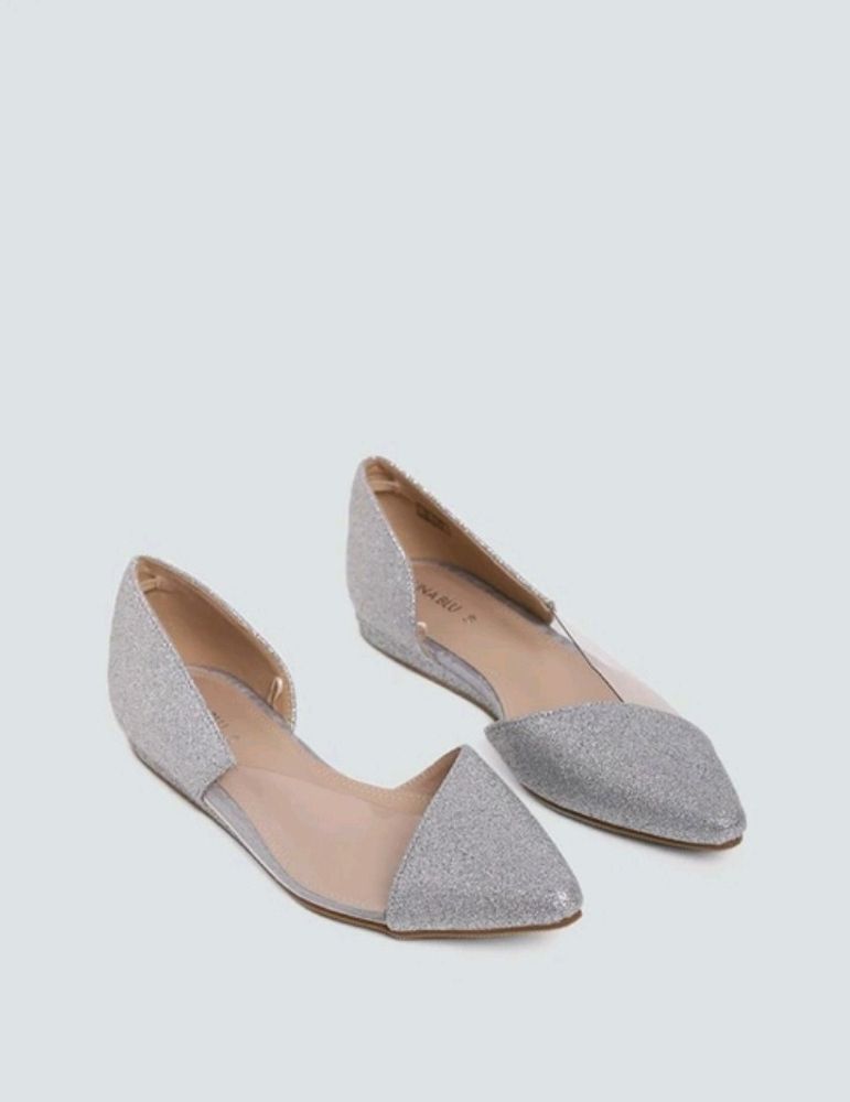 Westside Silver Low Wedge Shoe