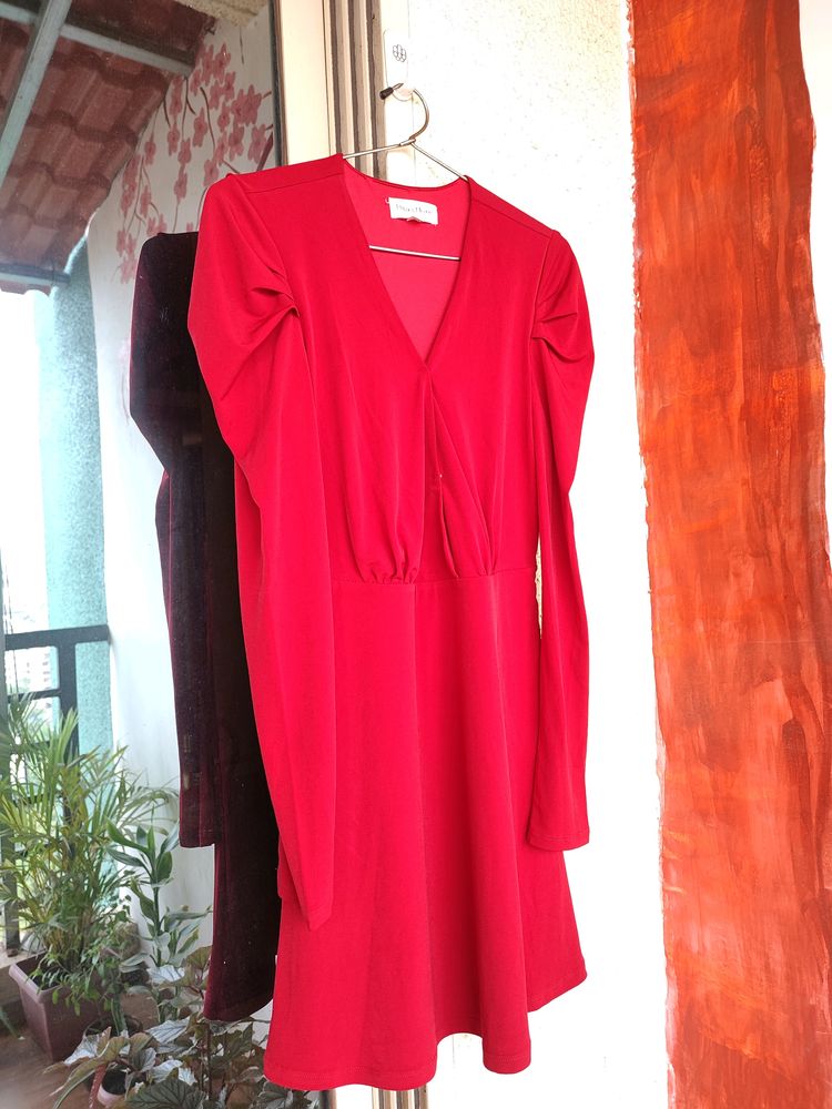 Red One Piece Dress