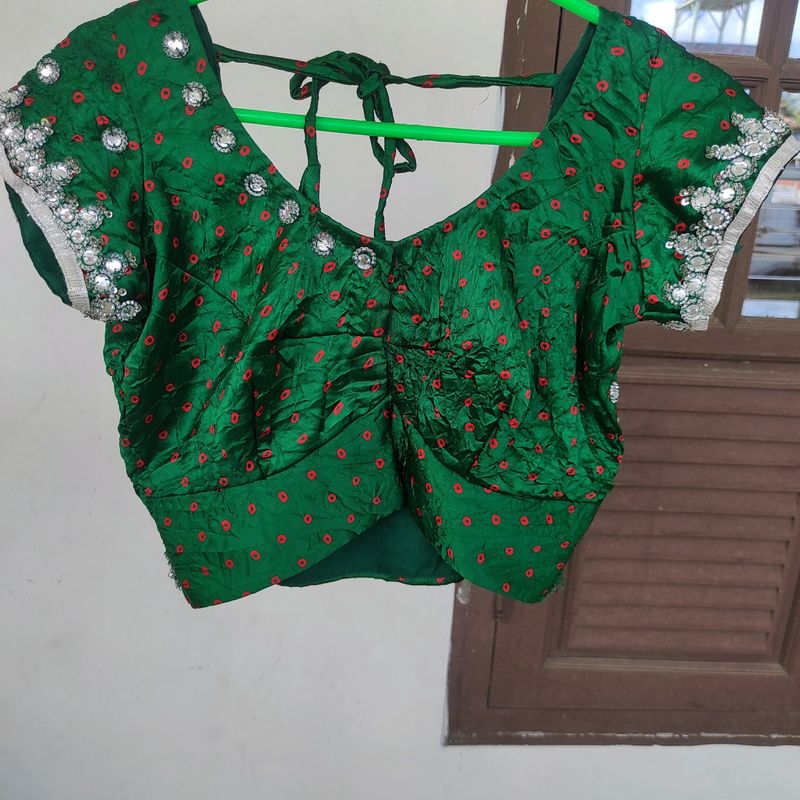 Bottle Green Blouse