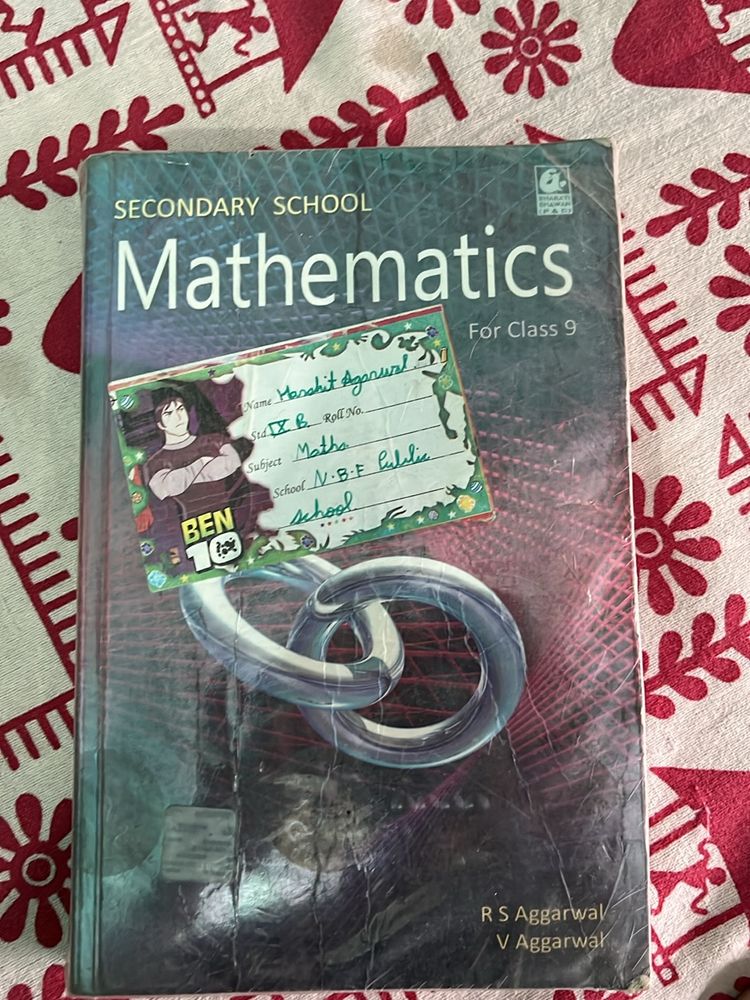 RS AGGARWAL class 9 MATHS BOOK