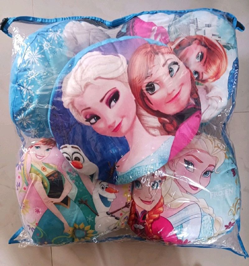 Set Of 5 Cushion Pillow - Anna-Elsa