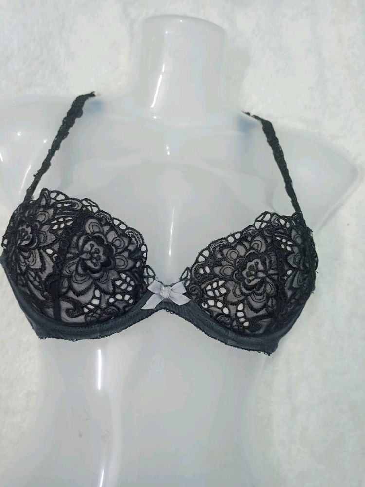 Black Net Hot Bra