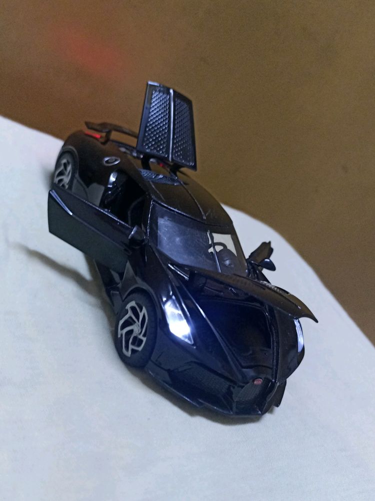 Black  Bugatti Diecast Car Model