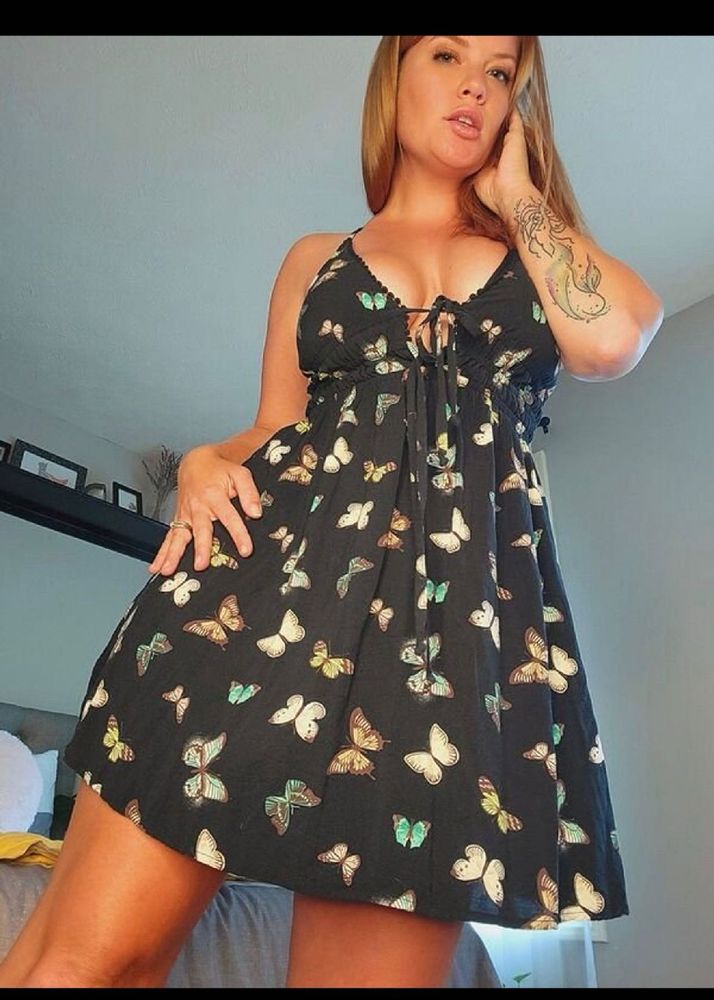 Butterfly 🦋 Front Tie Dress