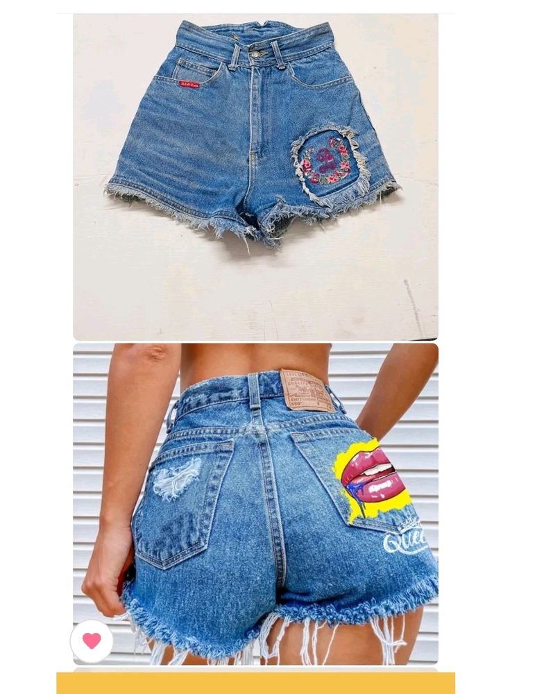 Hot Denim Pants Super High Waist