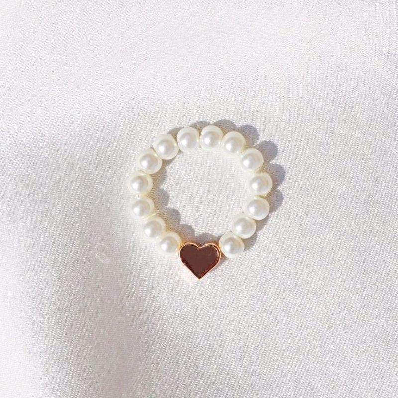 Heart Beaded Ring