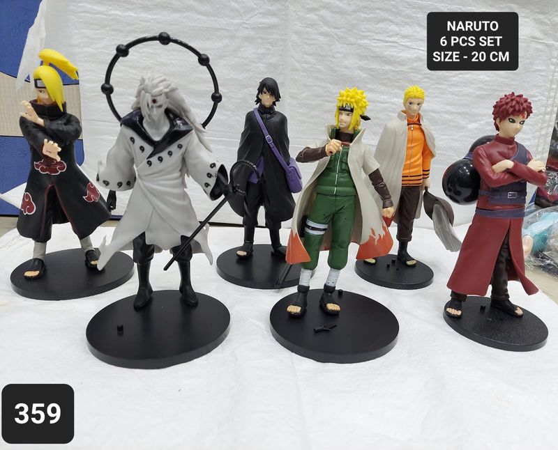 Naruto 6 Pcs Figures Set 20 Cm