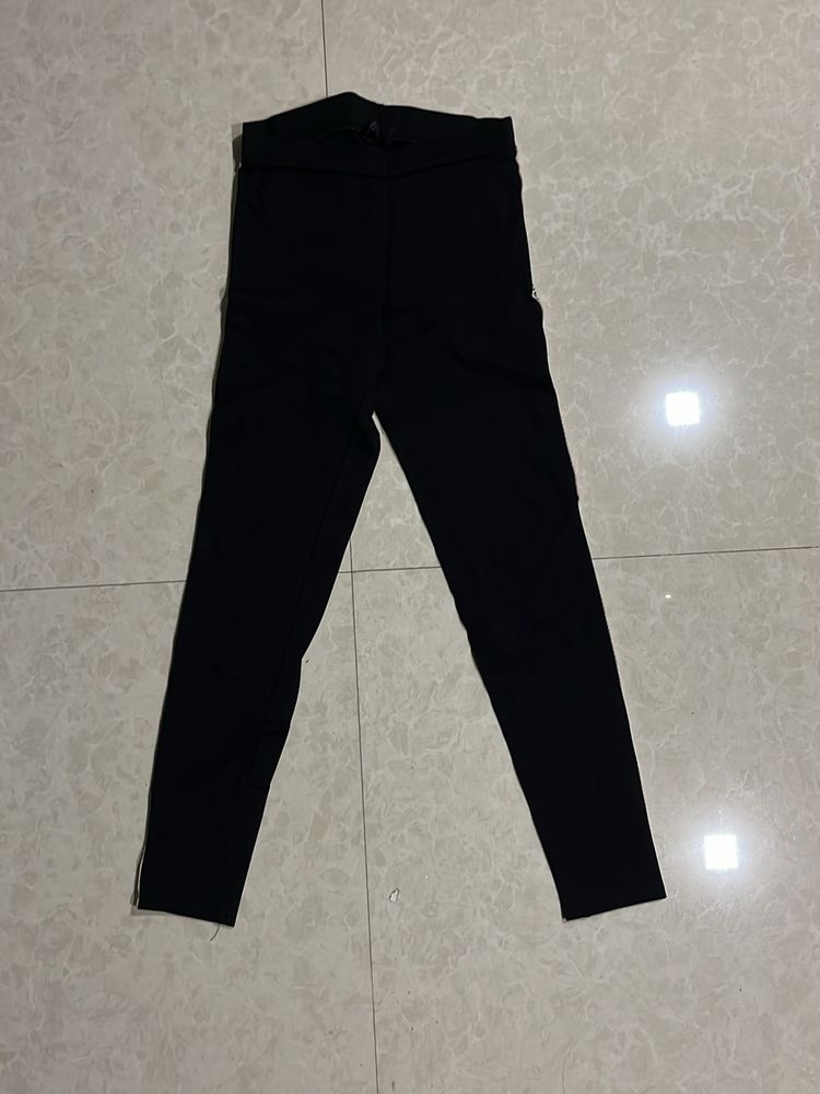 Zara Black Stretch Trousers