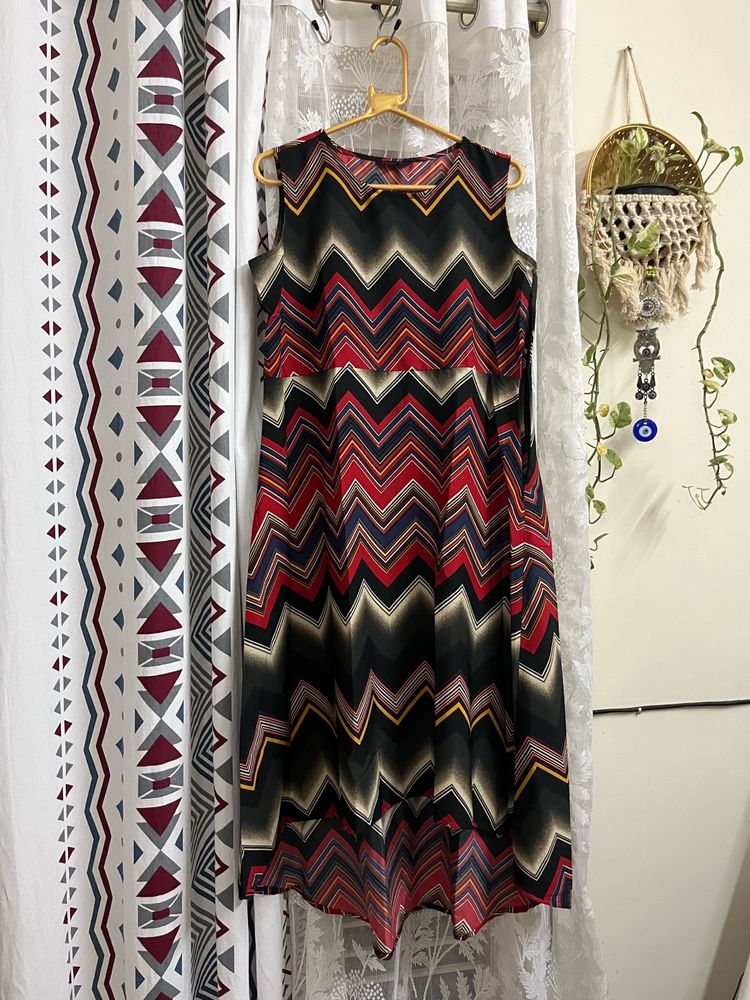 High low Multicolour Dress