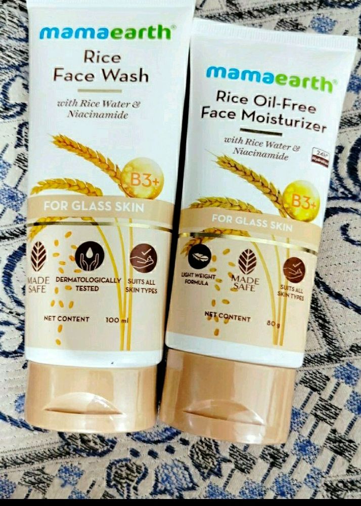 Rice Water Facewash And Moisturizer