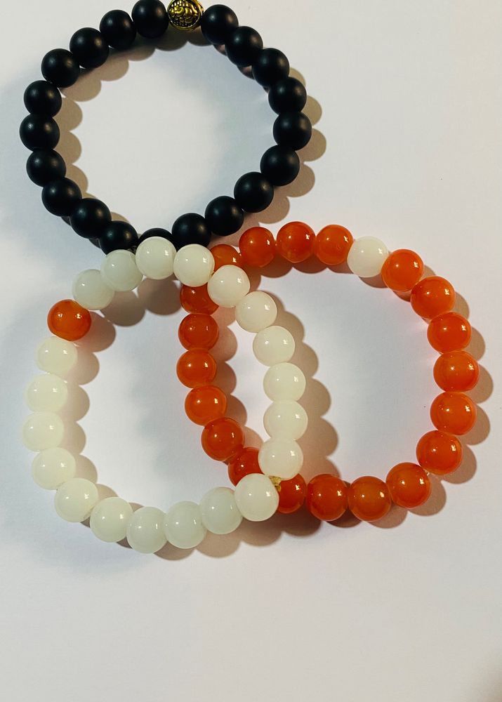 Combo Of 3 Beadstone Bracelet