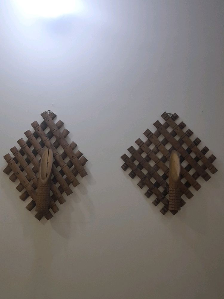 Wooden Wall Hanging Flower Hanger