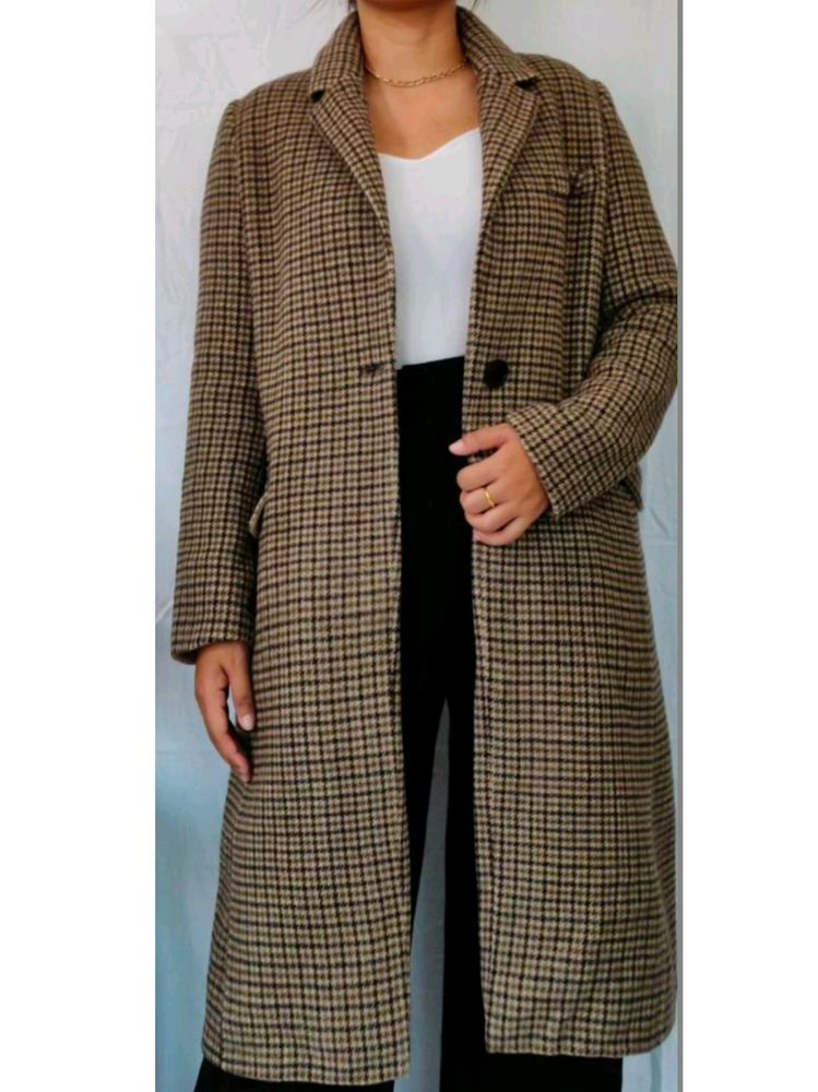 Plaid Overcoat