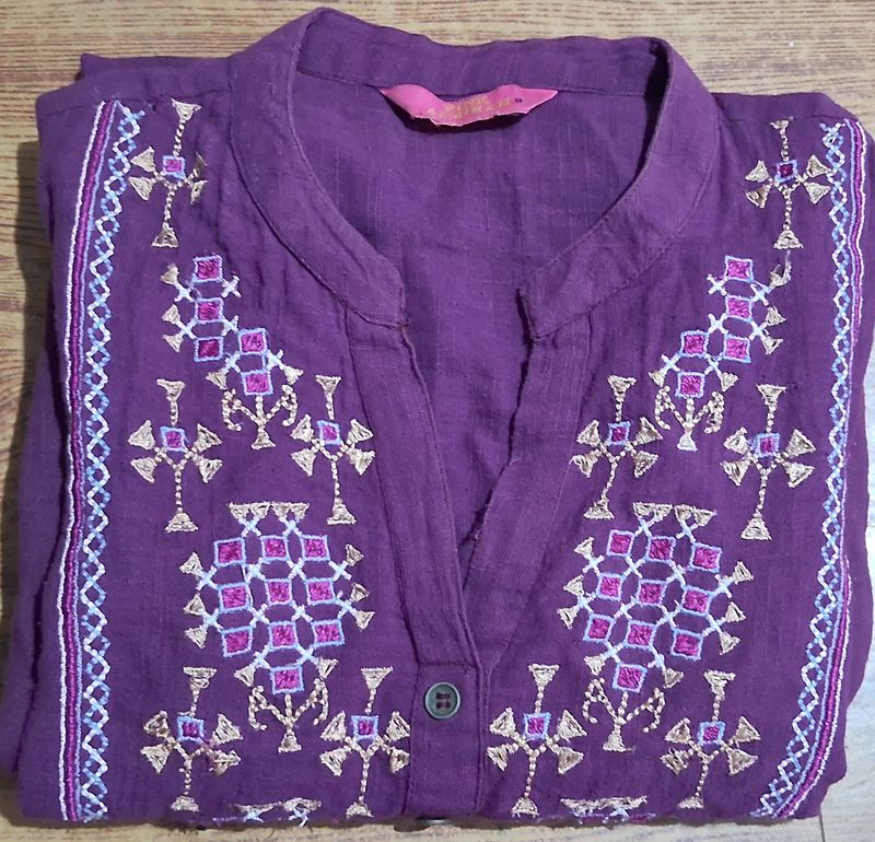 PURPLE KURTI