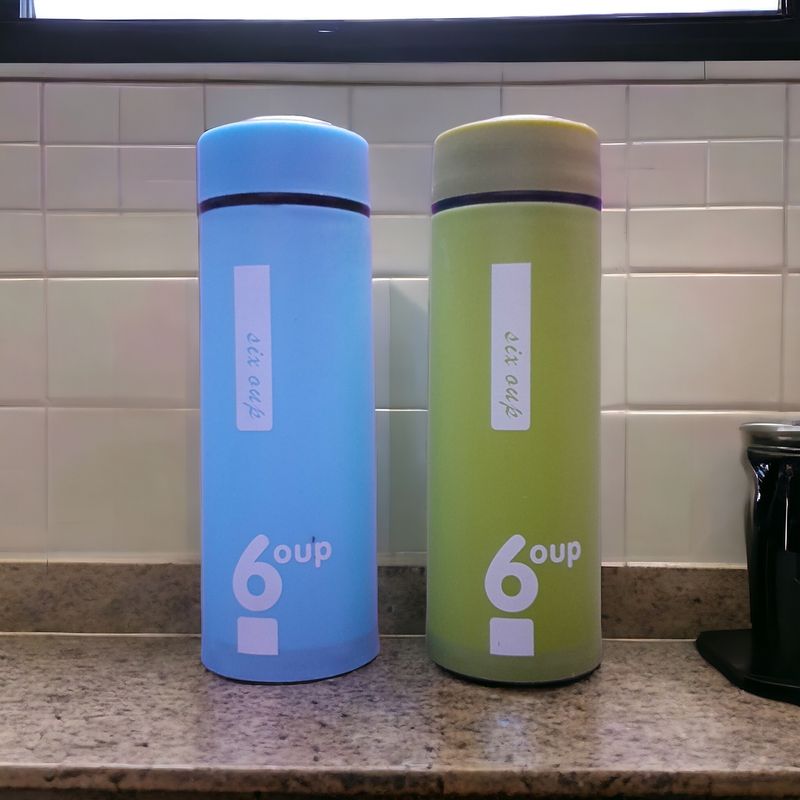 Glass Water Bottle Pack Of 2