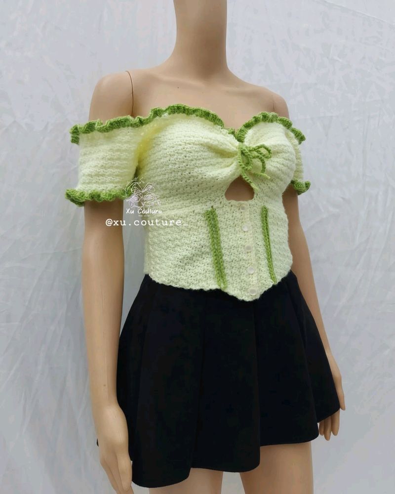 Crochet Victorian Corset Top