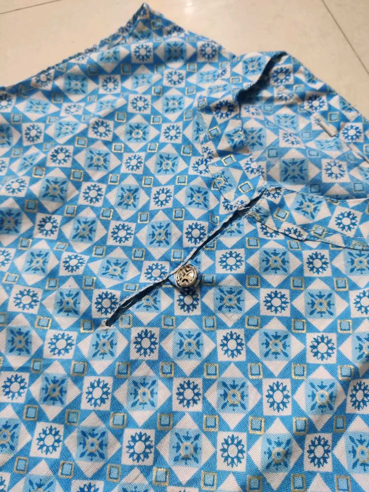 BLUE SHORT KURTI💙