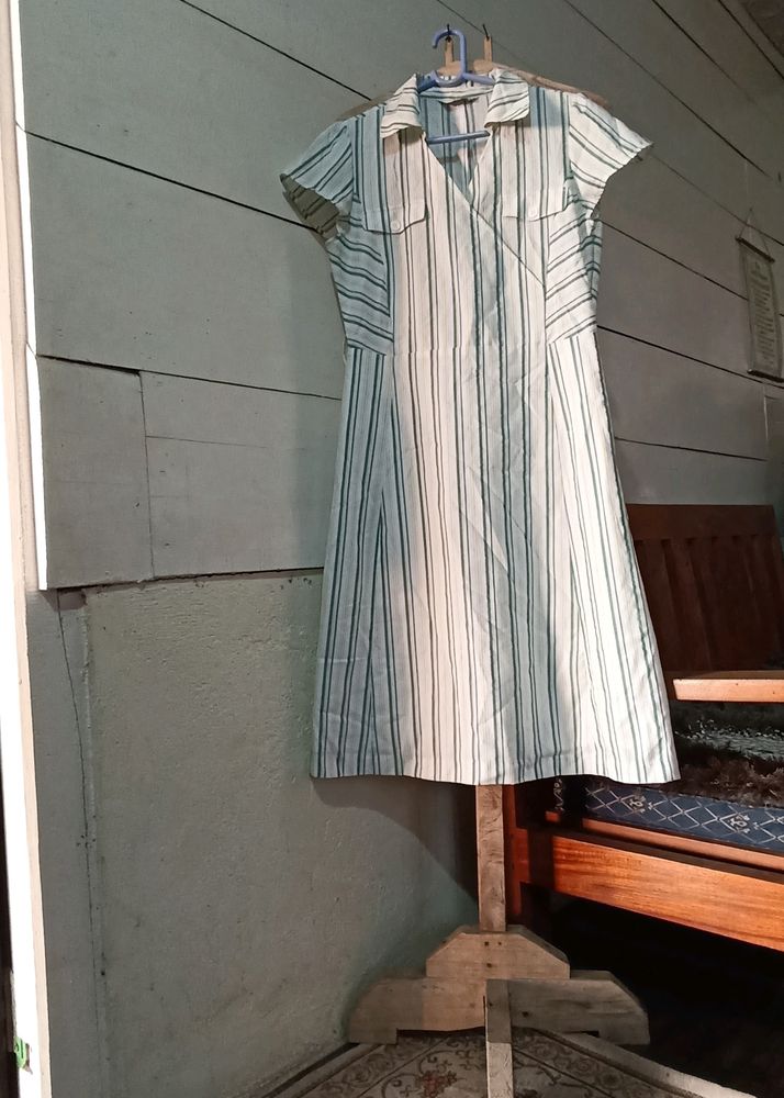 Stripe Shirt Dress