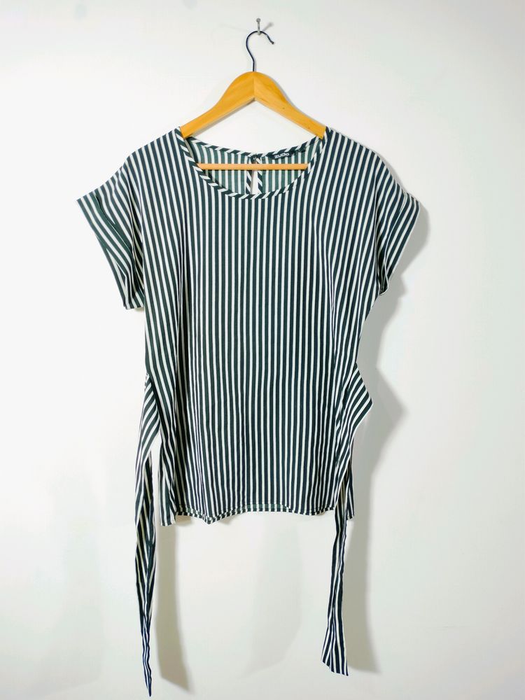 Black Striped Top (Women's)