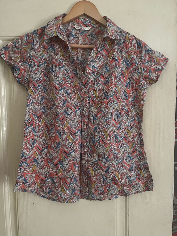 Multicolour Shirt Medium Size