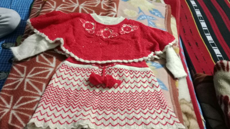 Woolen Baby Girl Set For Sale