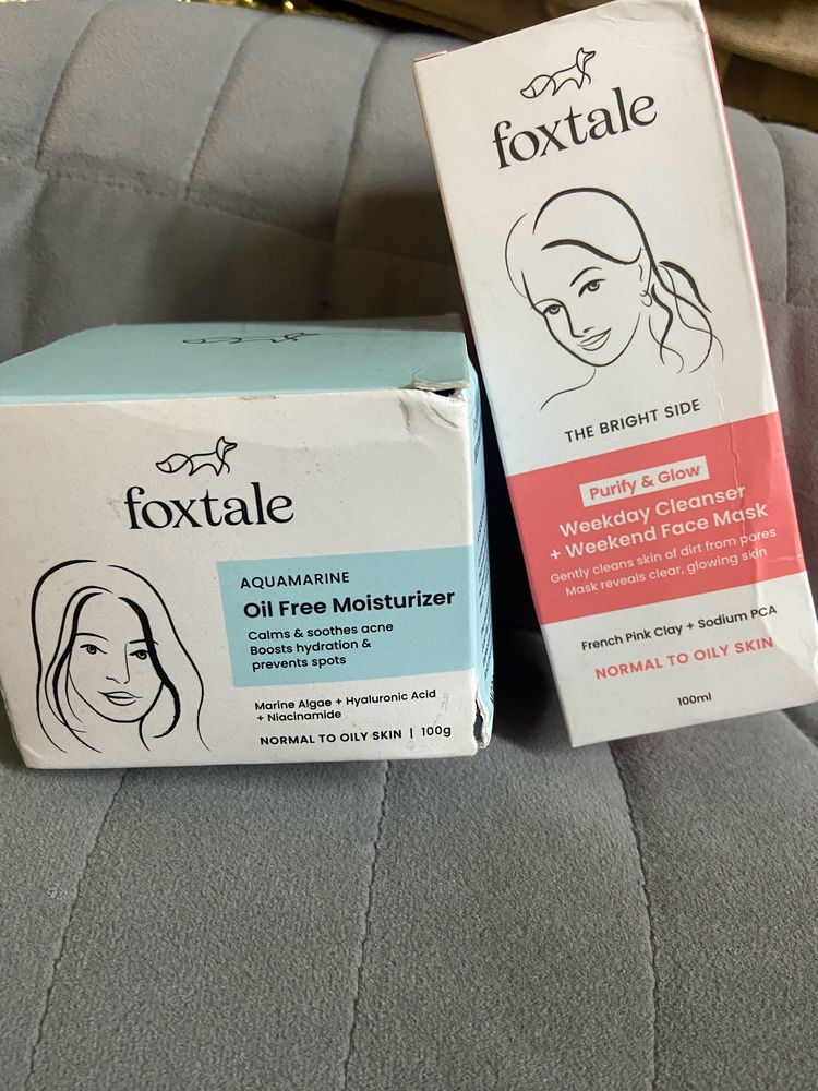 Foxtale Facewash And Moisturiser