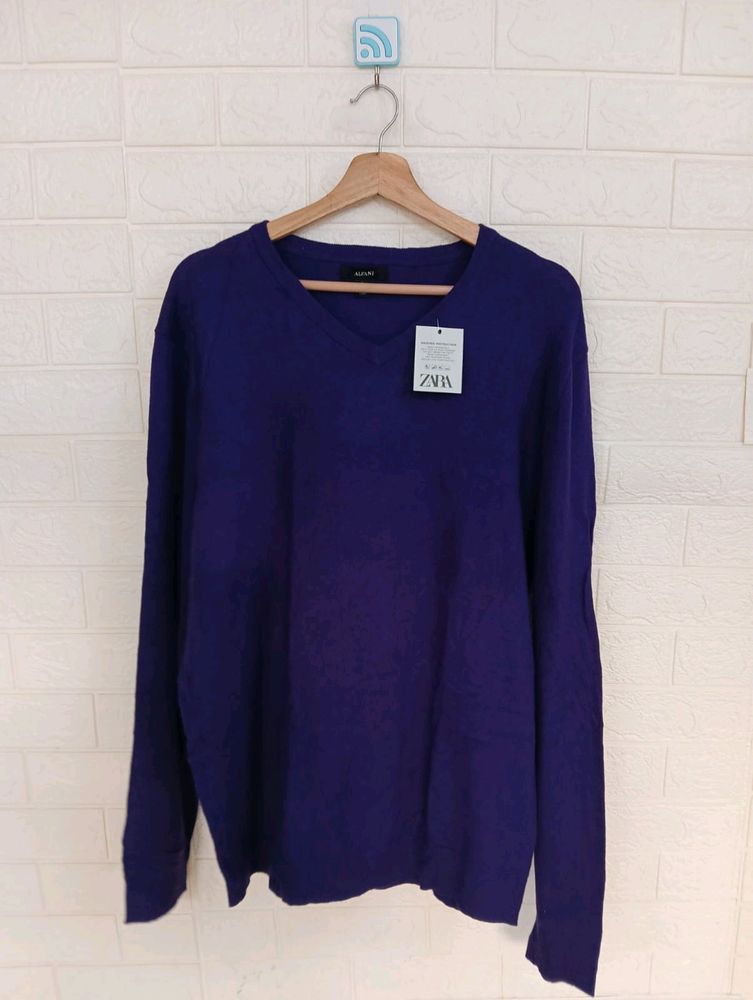 Brinjal Colour Light Weight Warm Sweater