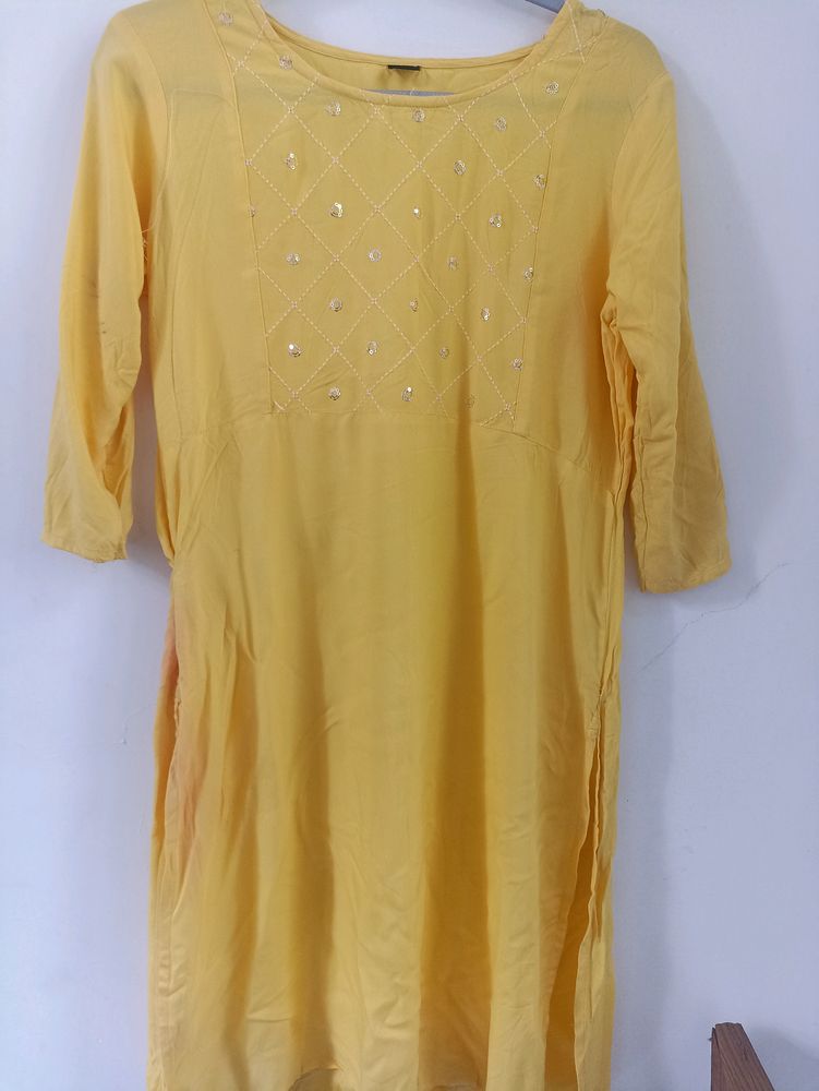 Yellow Kurta